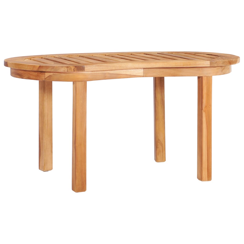 4-Tlg. Garten-Lounge-Set Massivholz Teak