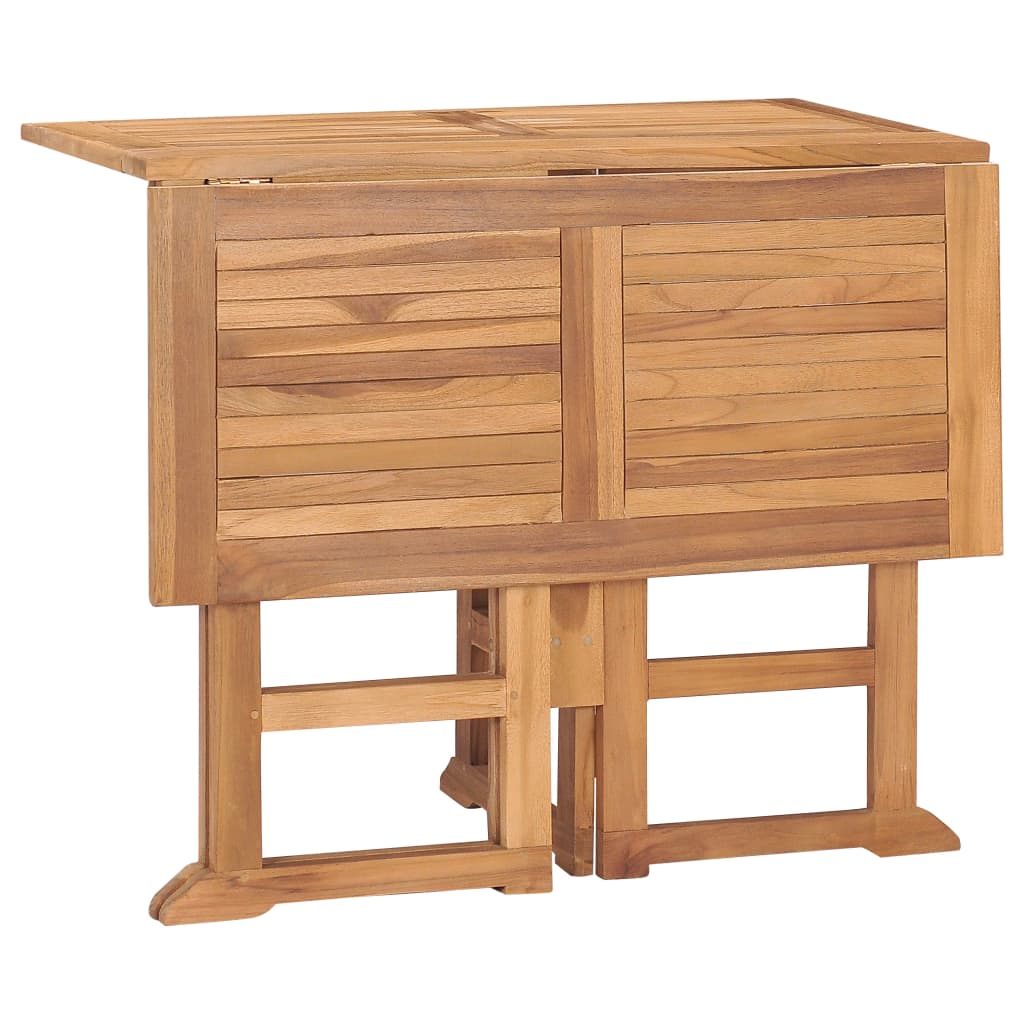 5-Tlg. Garten-Essgruppe Klappbar Massivholz Teak