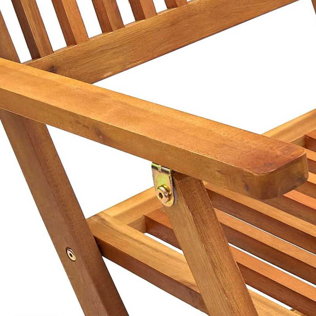 7-Tlg. Garten-Essgruppe Klappbar Massivholz Akazie