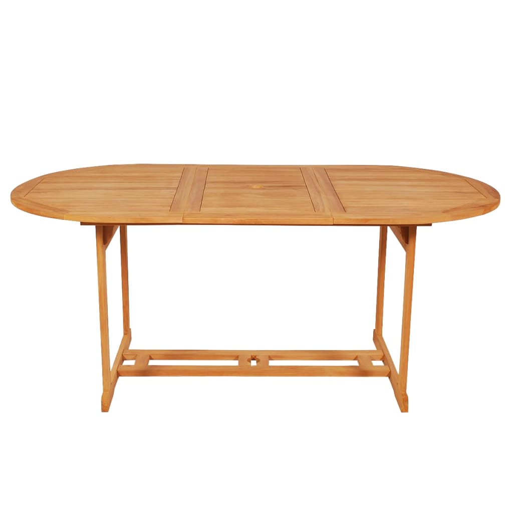 7-Tlg. Garten-Essgruppe Mit Kissen Massivholz Teak