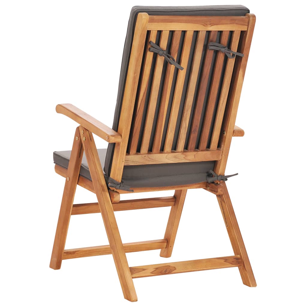7-Tlg. Garten-Essgruppe Mit Kissen Massivholz Teak
