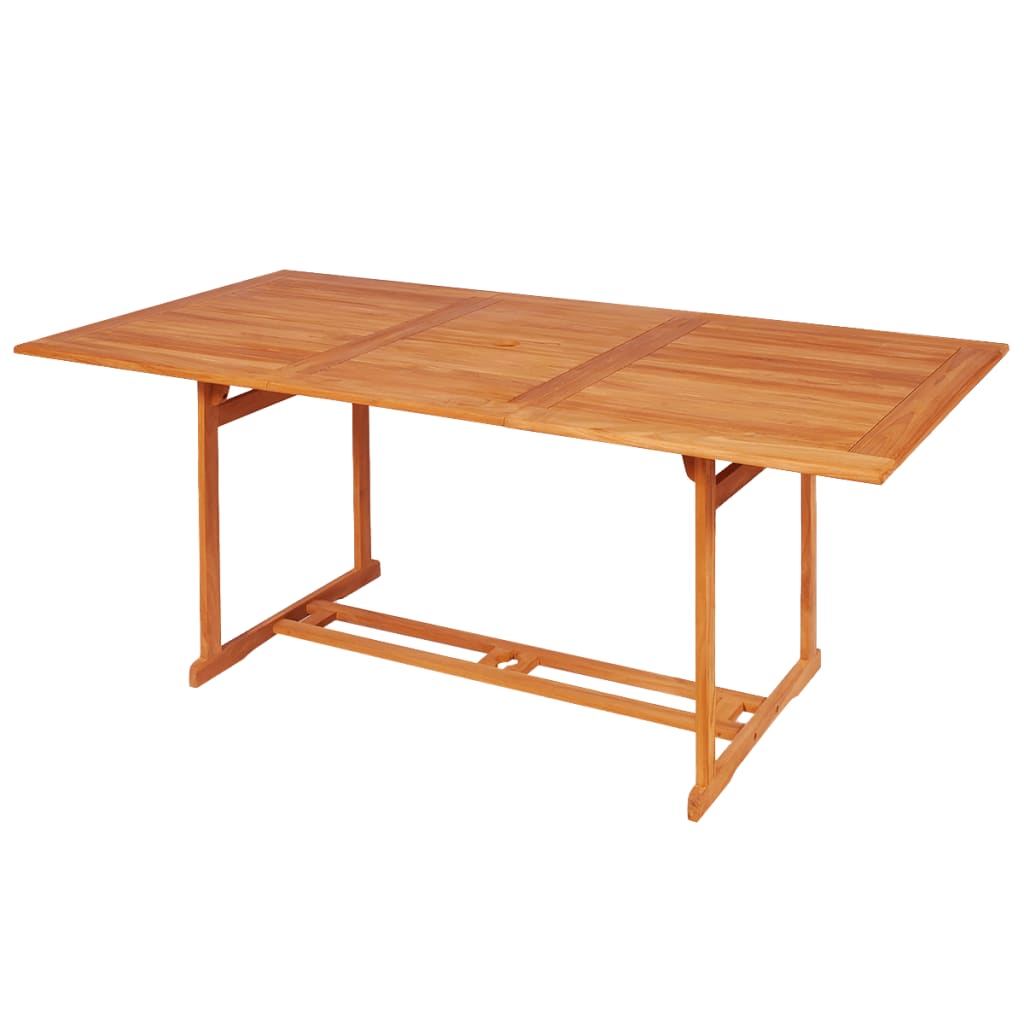 7-Tlg. Garten-Essgruppe Massivholz Teak