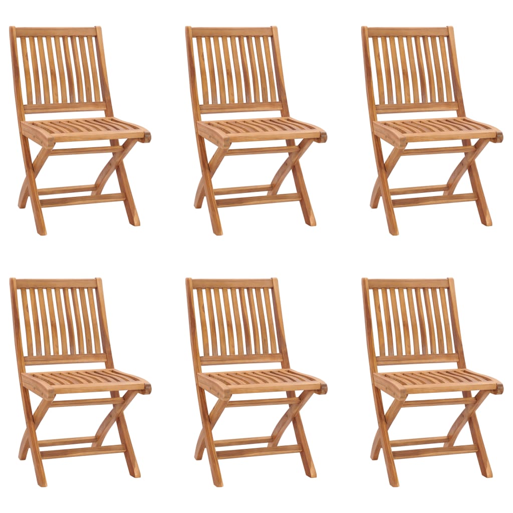 7-Tlg. Garten-Essgruppe Massivholz Teak