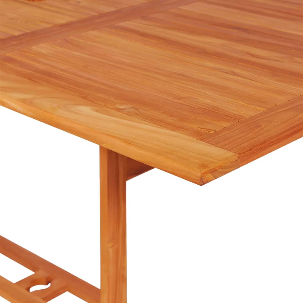 7-Tlg. Garten-Essgruppe Massivholz Teak