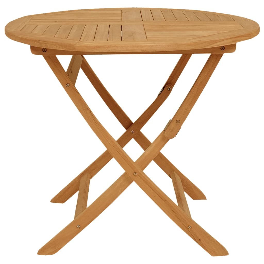 5-Tlg. Garten-Essgruppe Massivholz Teak