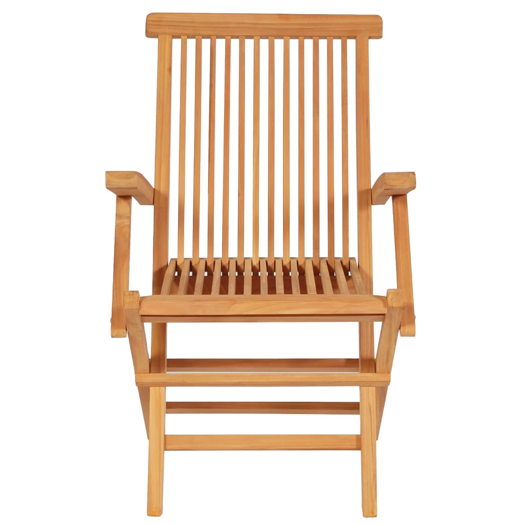 5-Tlg. Garten-Essgruppe Massivholz Teak