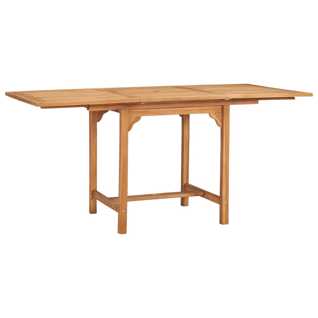 5-Tlg. Garten-Essgruppe Massivholz Teak