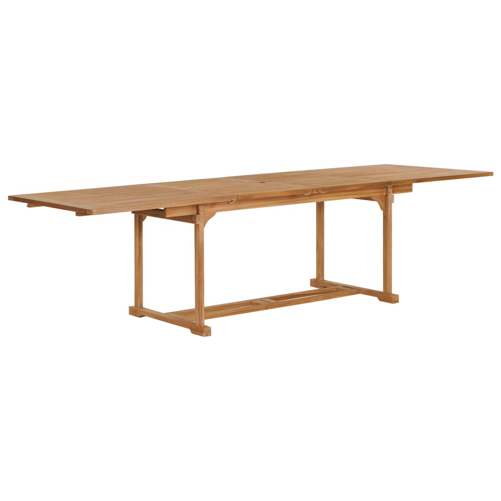 9-Tlg. Garten-Essgruppe Teak Massivholz