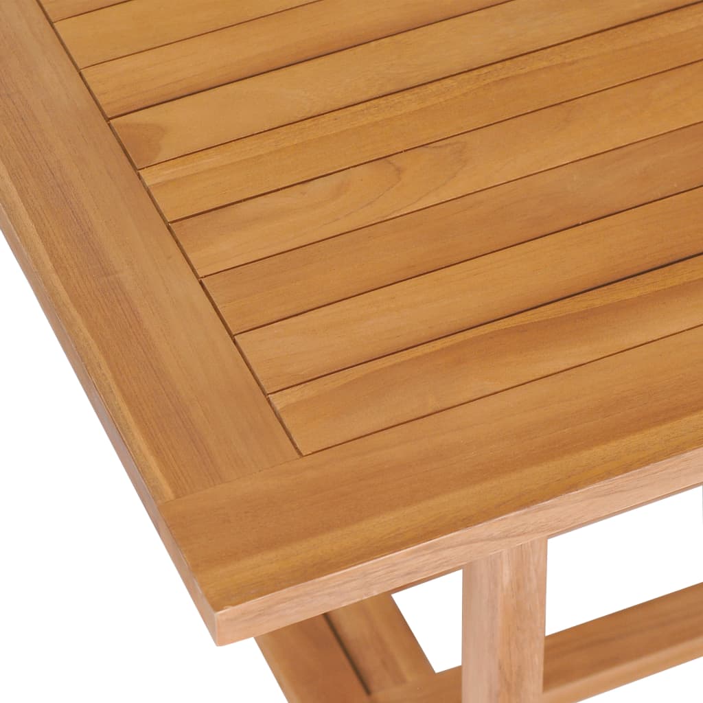 9-Tlg. Garten-Essgruppe Teak Massivholz