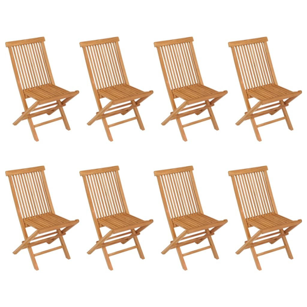 9-Tlg. Garten-Essgruppe Teak Massivholz