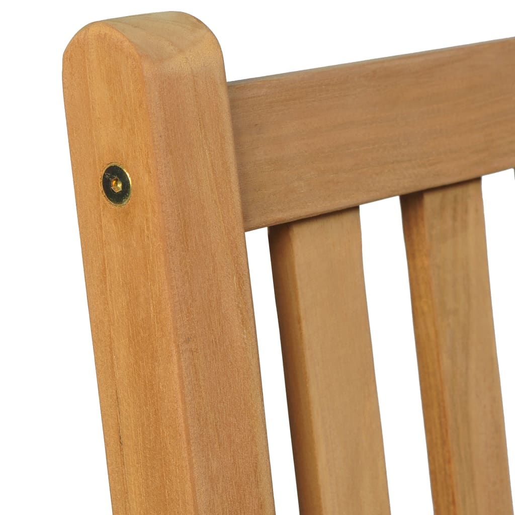 5-Teiliges Garten-Ess-Set 150 X 90 Cm Massivholz Teak
