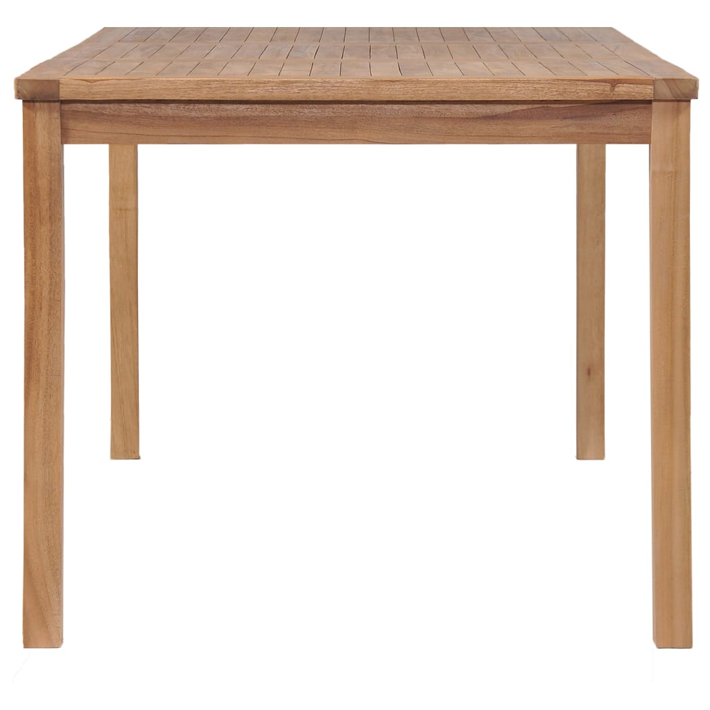 5-Teiliges Garten-Ess-Set 150 X 90 Cm Massivholz Teak