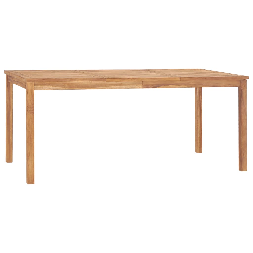 5-Teiliges Garten-Ess-Set 180 X 90 Cm Massivholz Teak