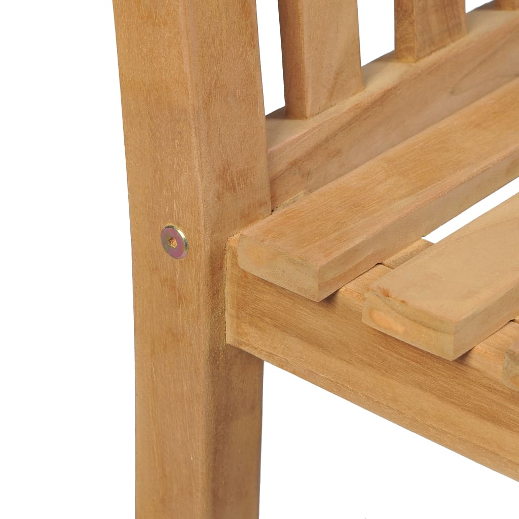 7-Teiliges Garten-Ess-Set 200 X 100 Cm Massivholz Teak