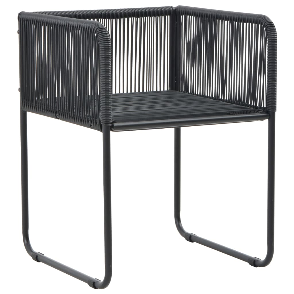 3-Tlg. Garten-Essgruppe Pvc Rattan
