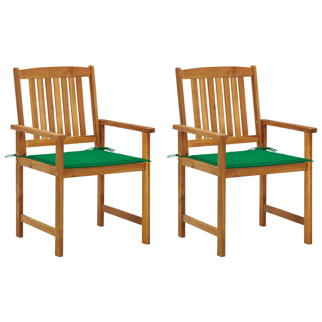 Gartenstühle Mit Kissen 4 Stk. Massivholz Akazie