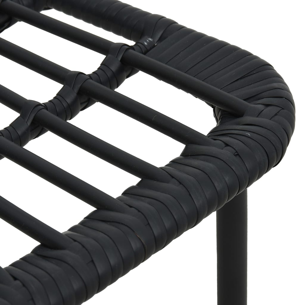 7-Tlg. Garten-Essgruppe Poly Rattan Und Glas