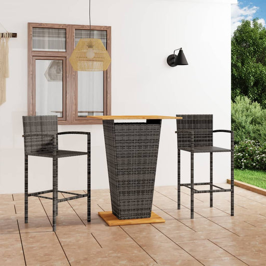3-Tlg. Gartenbar-Set
