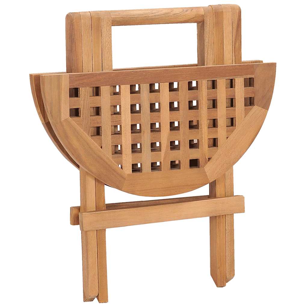 3-Tlg. Garten-Essgruppe Mit Kissen Klappbar Massivholz Teak