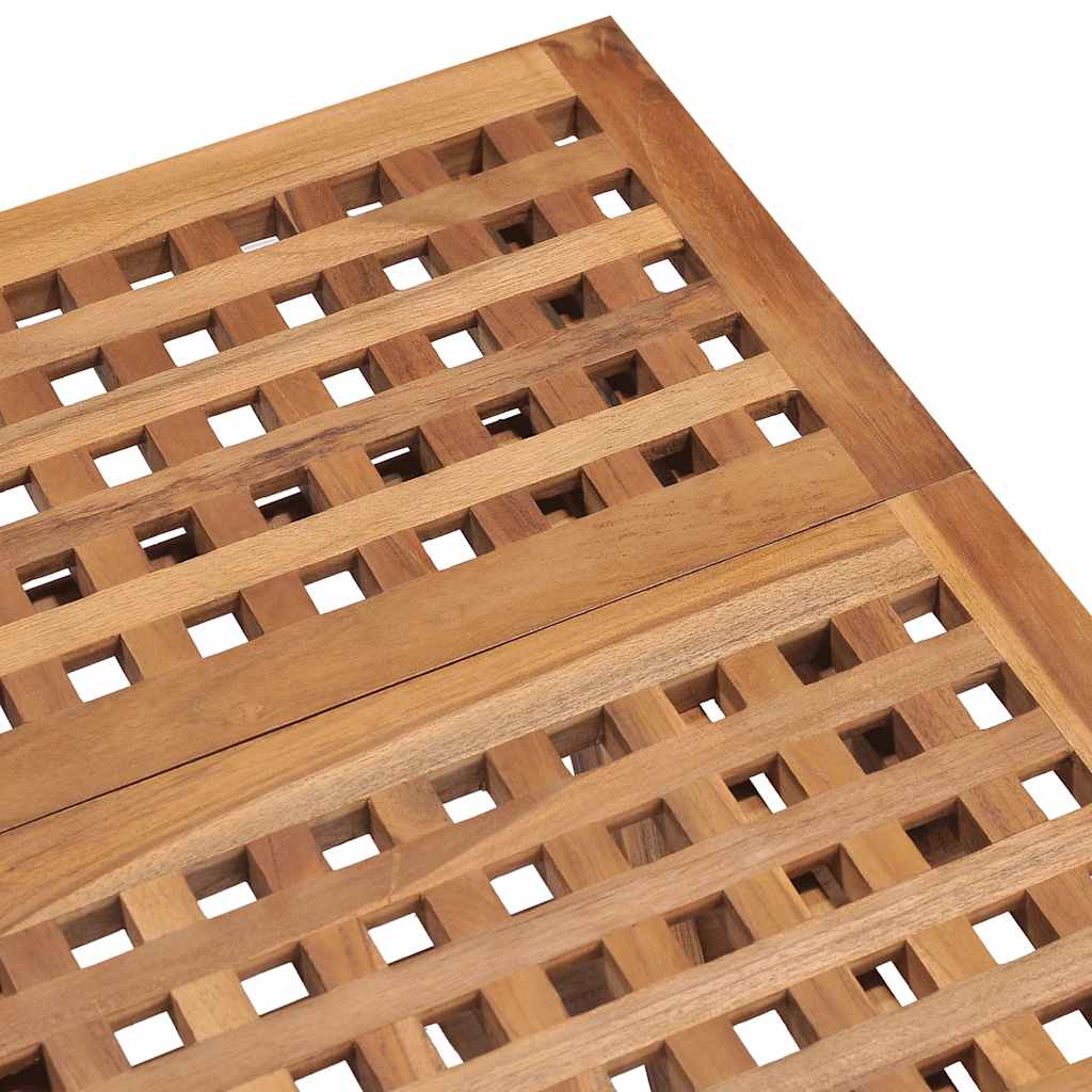 3-Tlg. Garten-Essgruppe Mit Kissen Klappbar Massivholz Teak