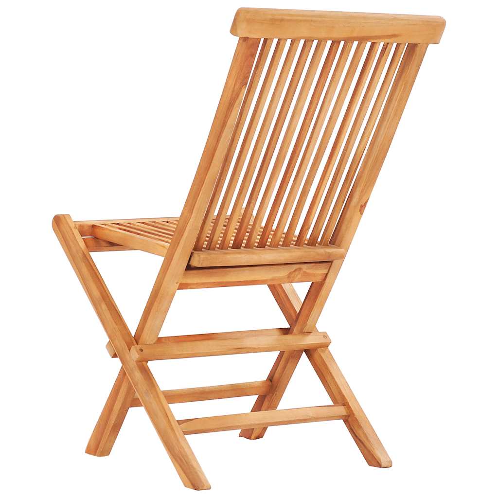 3-Tlg. Bistroset Mit En Kissen Massivholz Teak