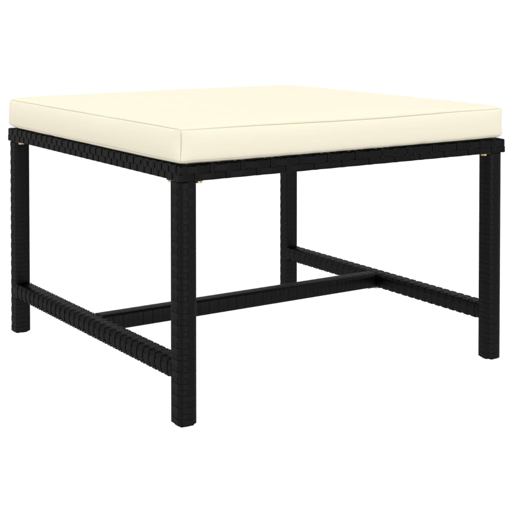 8-Tlg. Garten-Lounge-Set Mit Kissen Poly Rattan