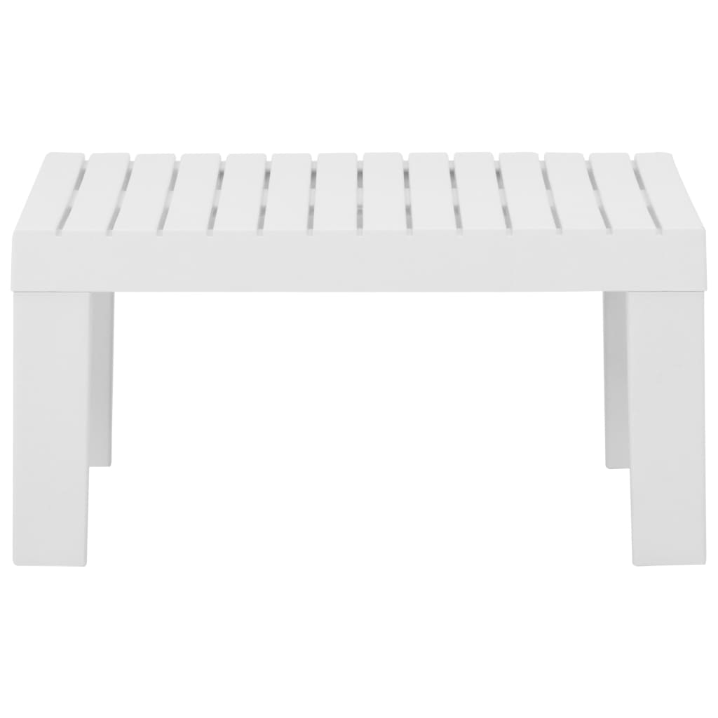 3-Tlg. Garten-Lounge-Set Mit Kissen Kunststoff
