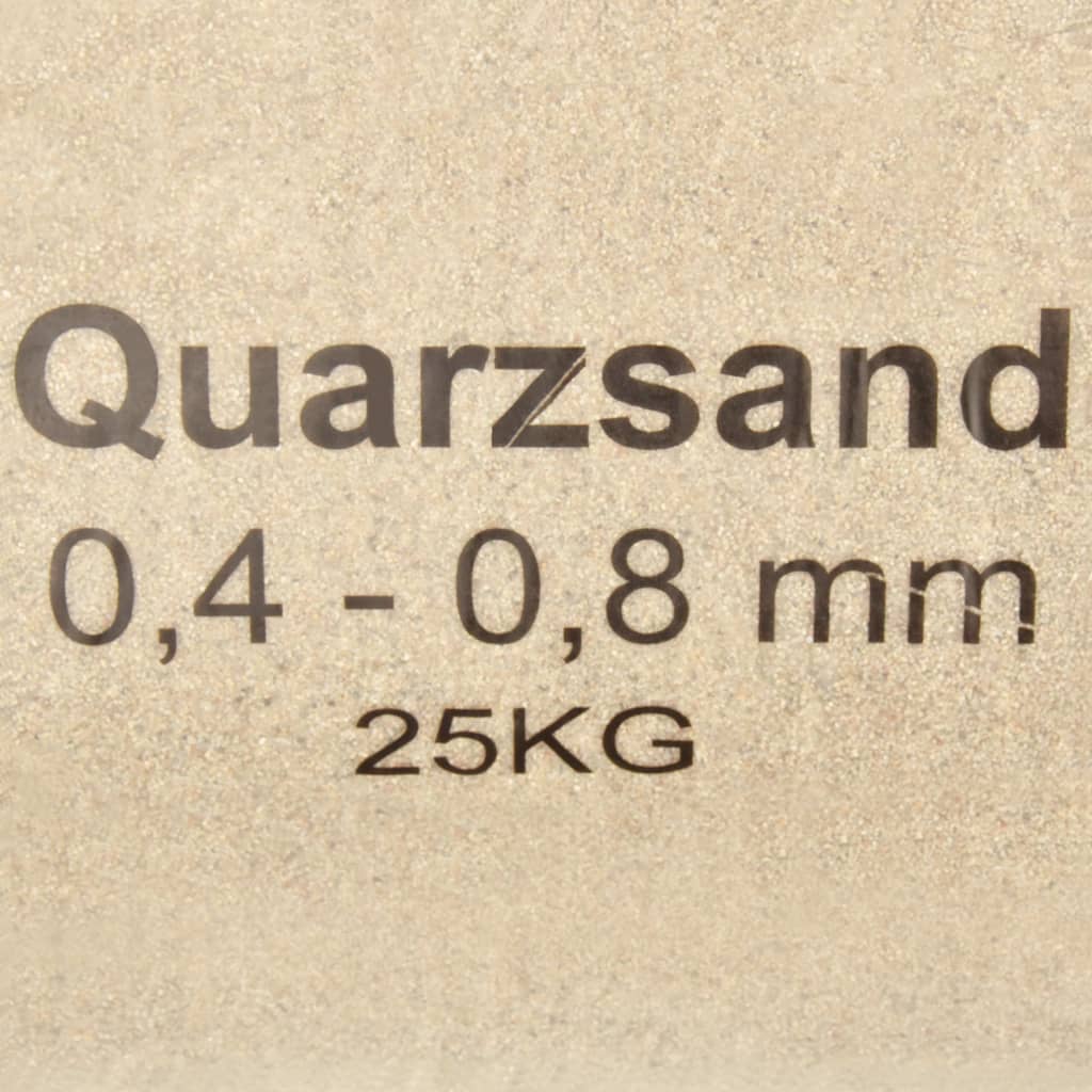 Filtersand 25 Kg 0,4-0,8 Mm