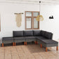 -Gartensofa Mit Kissen Poly Rattan Grau