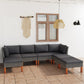 -Gartensofa Mit Kissen Poly Rattan Grau