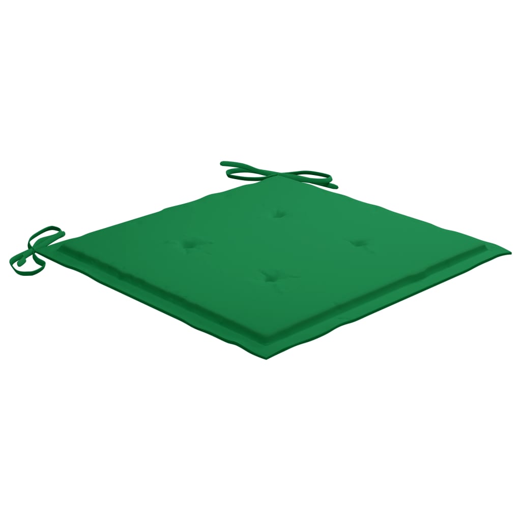 Klappbare Gartenstühle 6 Stk. Mit Sitzkissen Massivholz Akazie