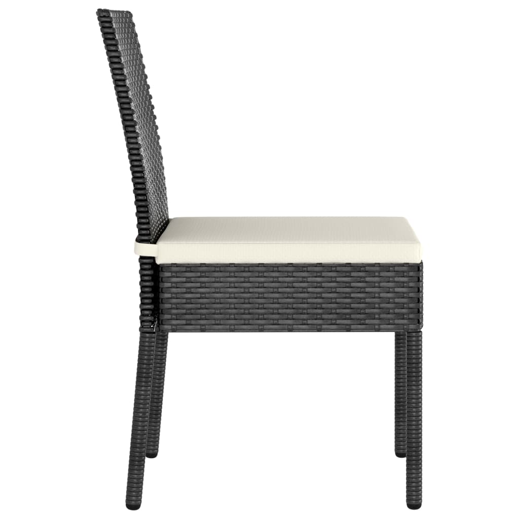 3-Tlg. Garten-Essgruppe Poly Rattan
