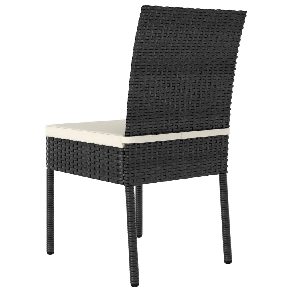 3-Tlg. Garten-Essgruppe Poly Rattan