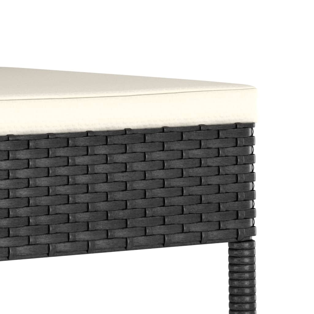 3-Tlg. Garten-Essgruppe Poly Rattan