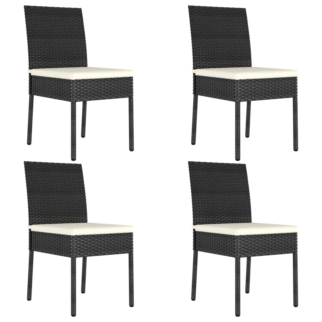 5-Tlg. Garten-Essgruppe Poly Rattan