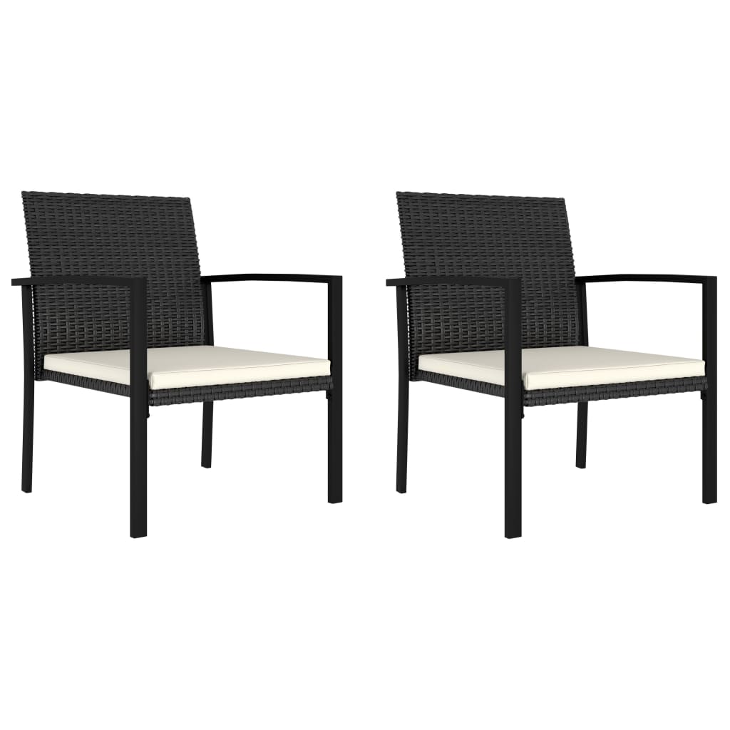3-Tlg. Garten-Essgruppe Poly Rattan