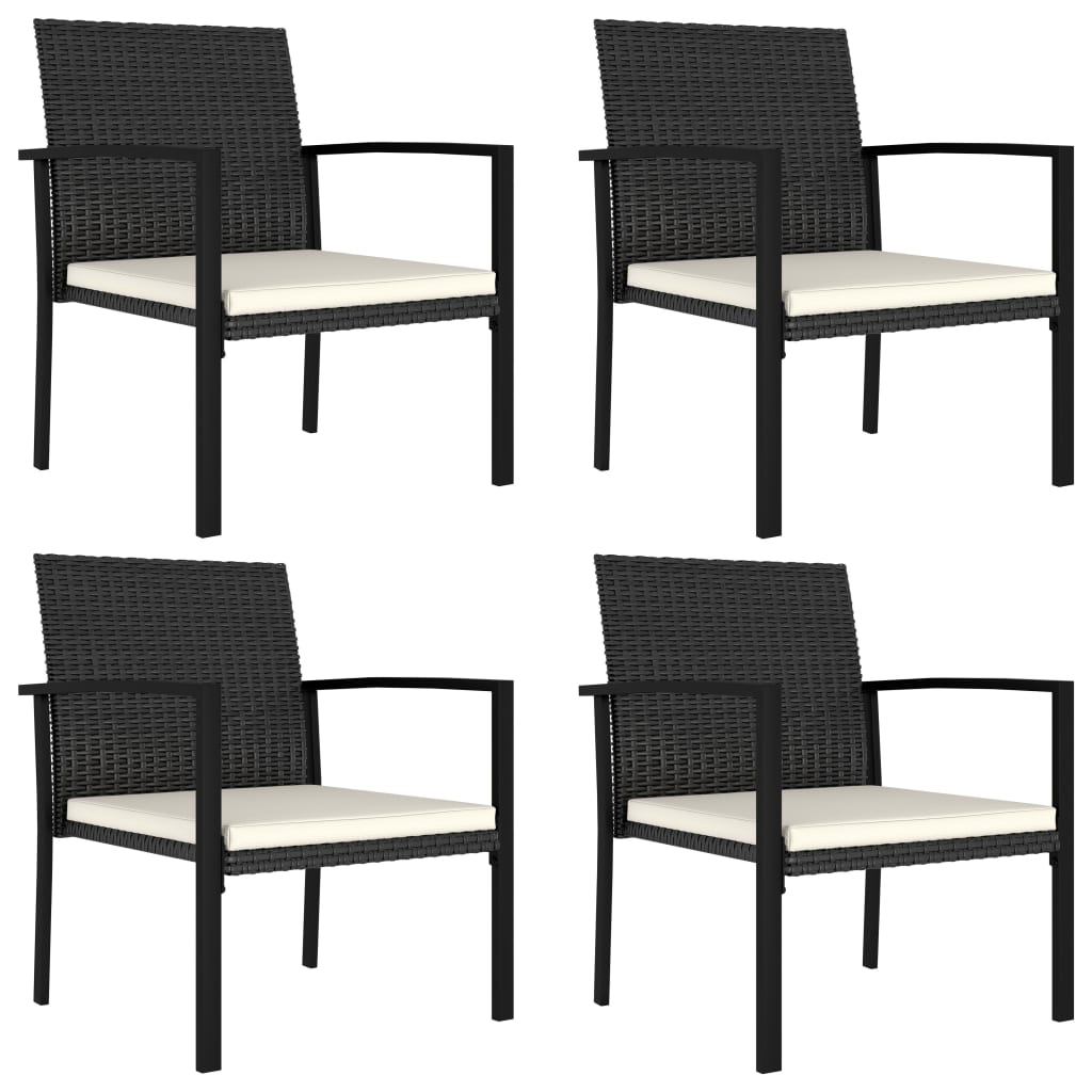5-Tlg. Garten-Essgruppe Poly Rattan