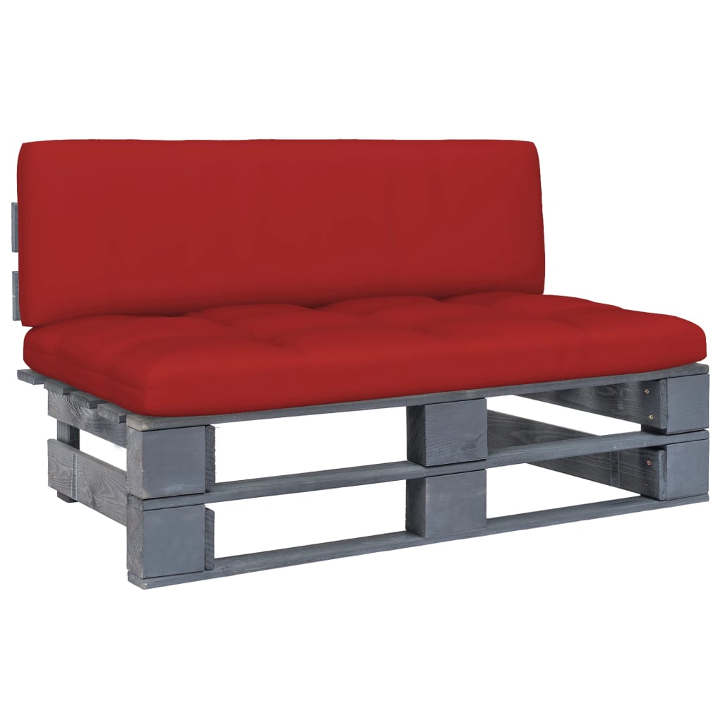 Outdoor-Mittelsofa Paletten Imprägniertes Kiefernholz