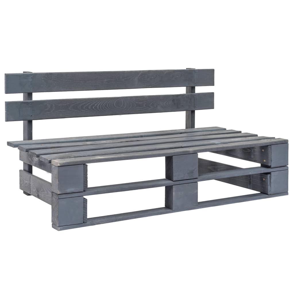 Outdoor-Mittelsofa Paletten Imprägniertes Kiefernholz