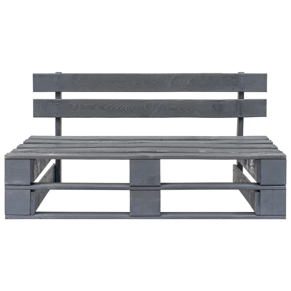 Outdoor-Mittelsofa Paletten Imprägniertes Kiefernholz