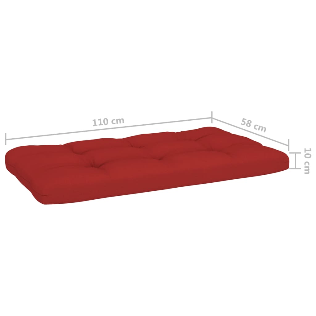 Outdoor-Mittelsofa Paletten Imprägniertes Kiefernholz
