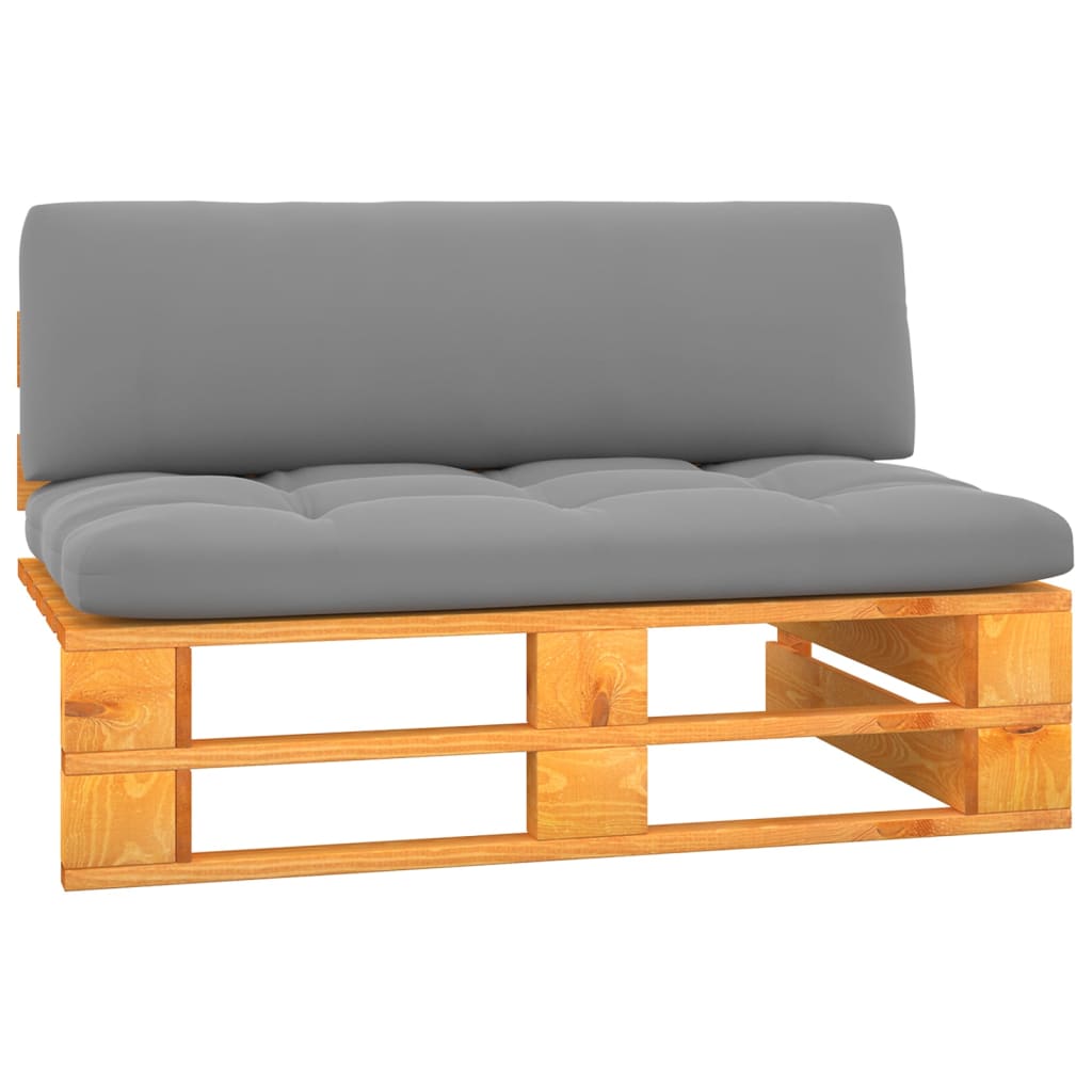 Outdoor-Mittelsofa Paletten Imprägniertes Kiefernholz