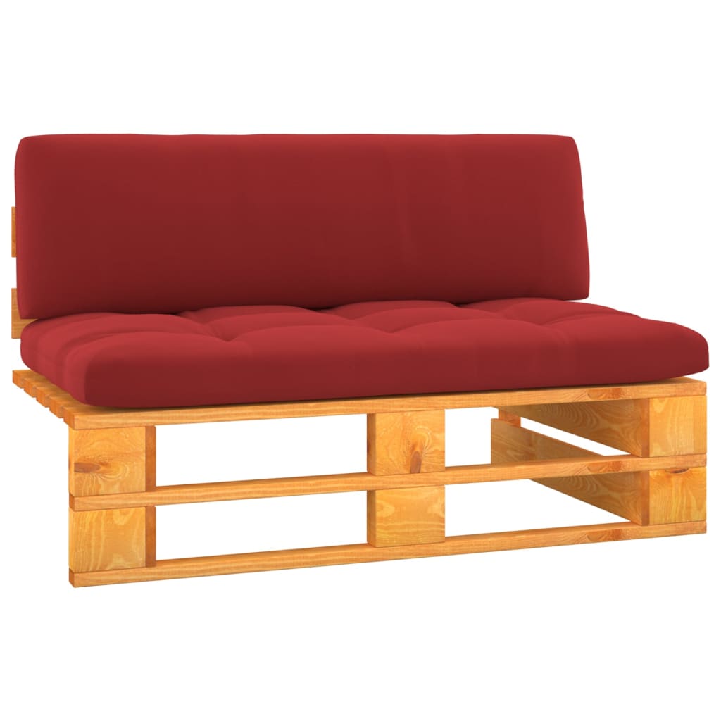 Outdoor-Mittelsofa Paletten Imprägniertes Kiefernholz