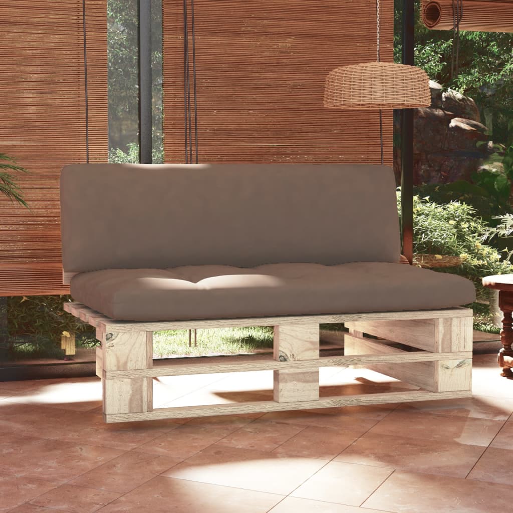 Outdoor-Mittelsofa Paletten Imprägniertes Kiefernholz