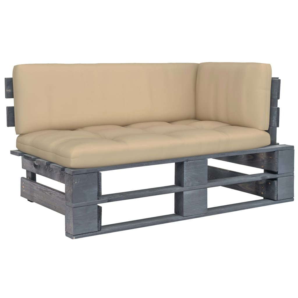 Outdoor-Mittelsofa Paletten Imprägniertes Kiefernholz