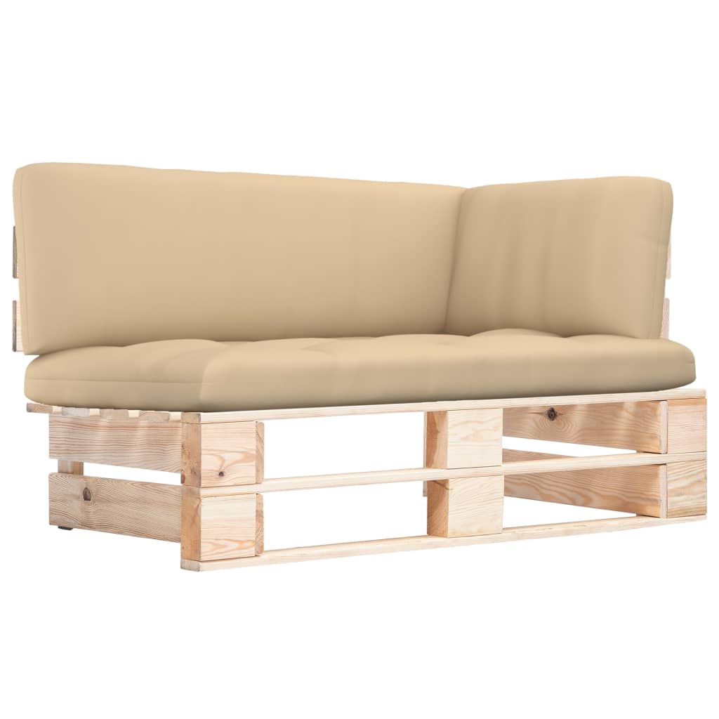 Outdoor-Mittelsofa Paletten Imprägniertes Kiefernholz