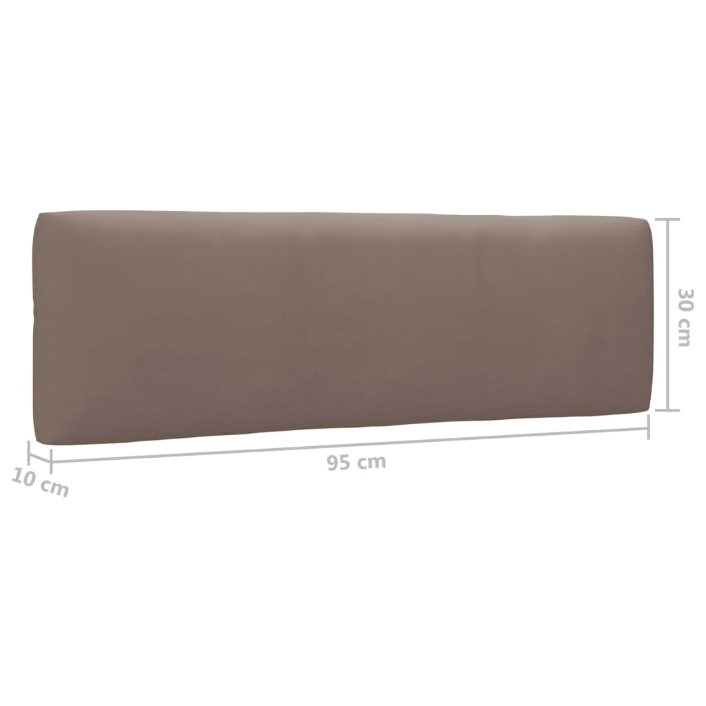 -Palettensofa Mit Kissen Imprägniertes Kiefernholz