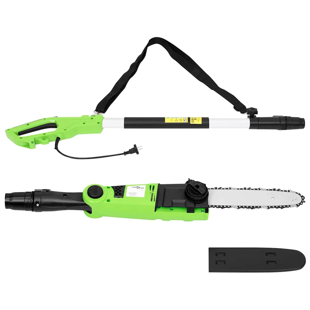 Elektrische Kettensäge Mit Teleskopstange 25 Cm 710 W Weiß