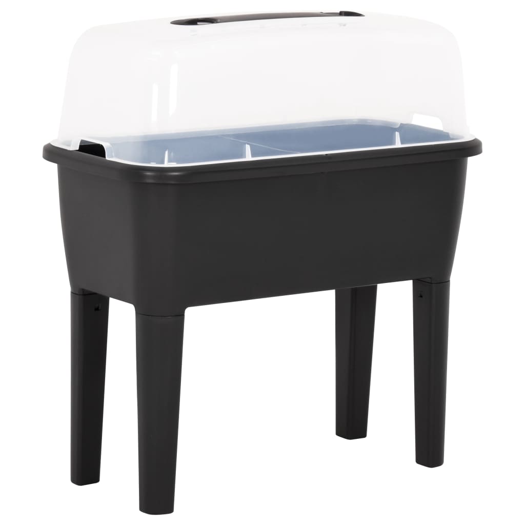 Hochbeet 77X38,7X82 Cm Pp Dunkelbraun