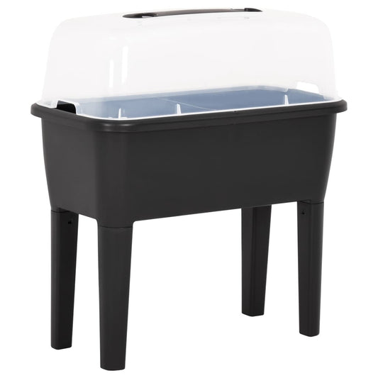 Hochbeet 77X38,7X82 Cm Pp Dunkelbraun
